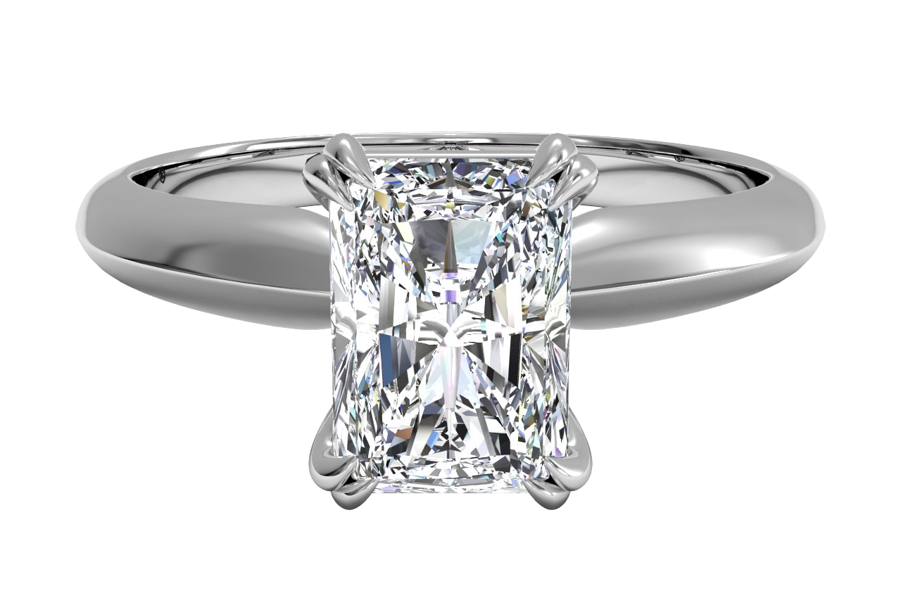 14kt White Gold/radiant/top