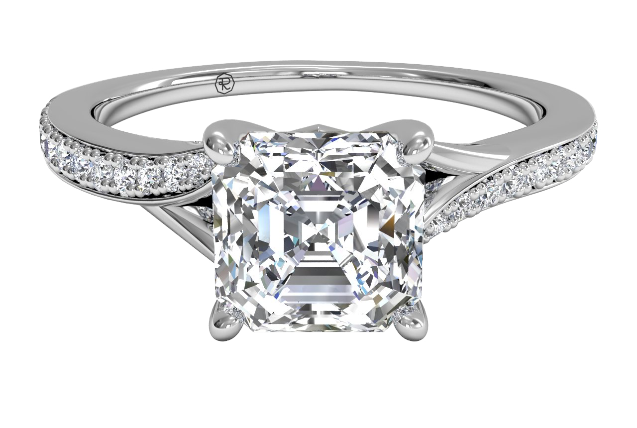 Platinum/asscher/top