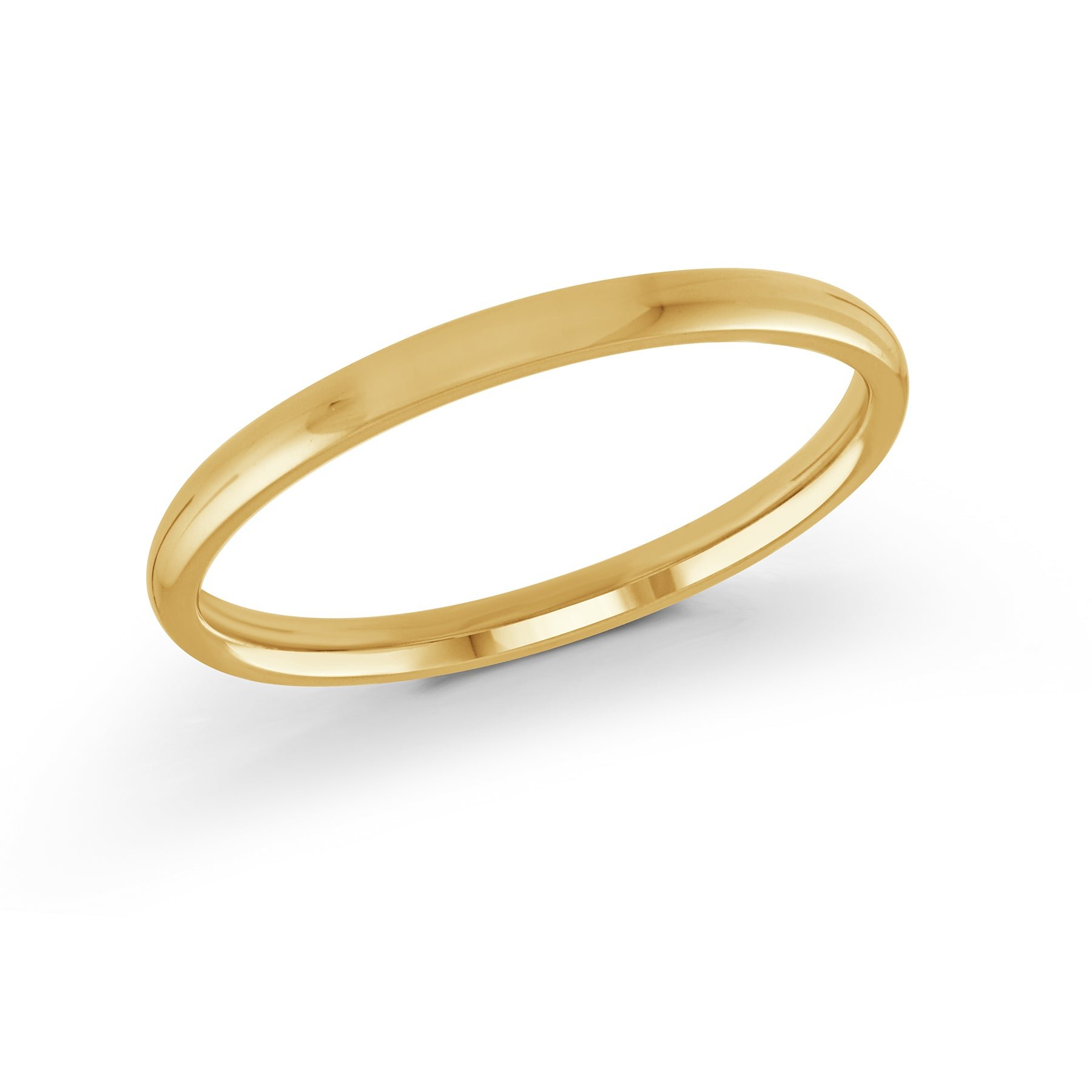 18kt Yellow Gold/2 mm/top