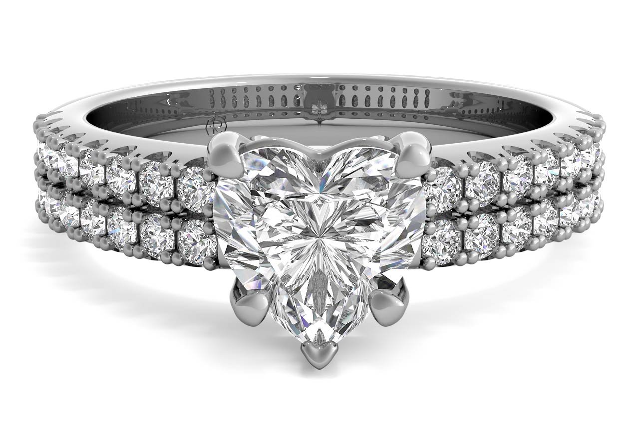 Platinum/heart/top
