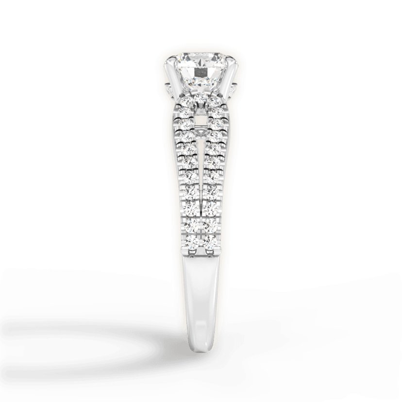 Classic Split Shank Diamond Engagement Ring | Ritani