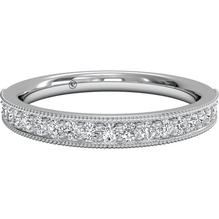 Women's Diamond Milgrain Wedding Ring